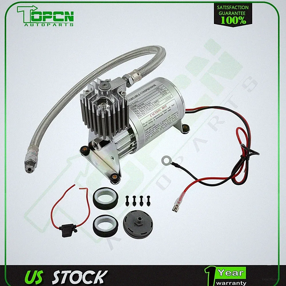 150PSI 12V Air Compressor 30A Fuse Kit For Van Train Car Truck Boat Air Horn
