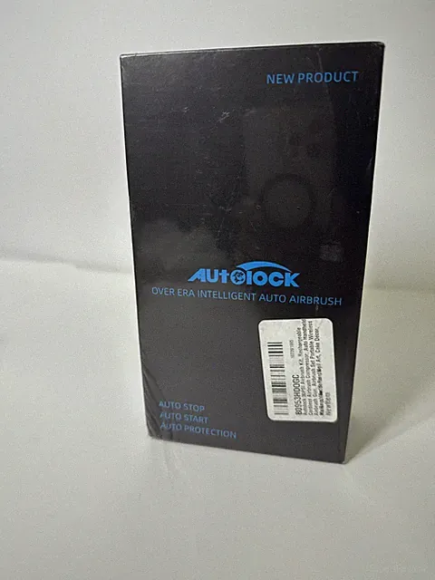 Autolock Upgraded Airbrush Kit with Air Compressor, Portable Cordle... Fast Ship