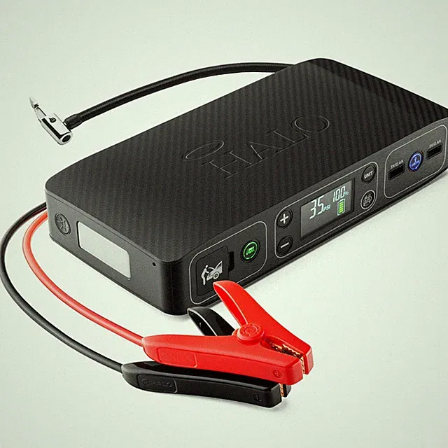 HALO Bolt Air 58830 Portable Car Battery Jump Starter | Air, Black Graphite