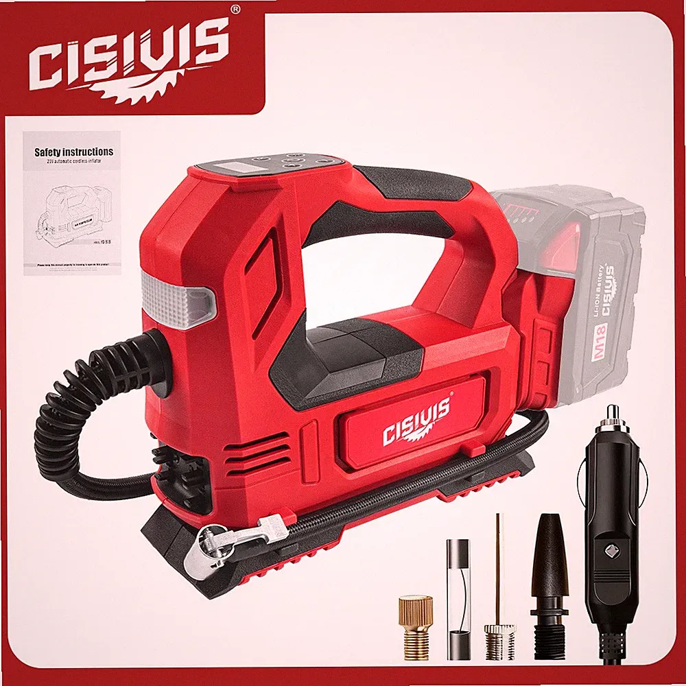 Car tire inflator portable air compressor