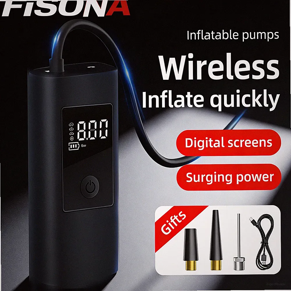Tire Inflator Portable Air Compressor Cordless Air Pump for Car Tires 150PSI
