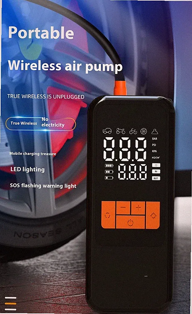 Tire Inflator Portable Air Compressor Portable Electric Air Pump For Car Tires