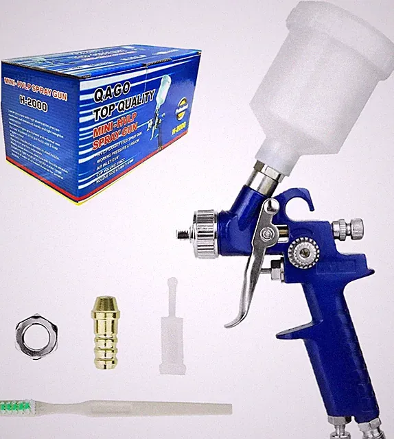 Tosucs HVLP Spray Gun with 1.0mm Tip Air Spray Gun for Car Spraying Gravity Feed